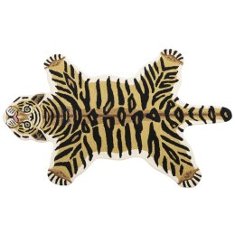 Dywan dziecięcy wełniany tygrys 100 x 160 cm beżowy SHERE Lumarko!