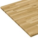 Prostokątny blat do stolika z drewna dębowego, 23 mm, 100x60 cm Lumarko!