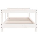 Rama łóżka dziecięcego, biała, 70x140 cm, drewno sosnowe Lumarko!