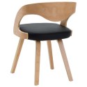 Krzesła stołowe, 2 szt., gięte drewno i sztuczna skóra Lumarko!