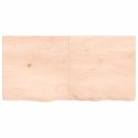 Blat do łazienki, 120x60x6 cm, surowe lite drewno Lumarko!