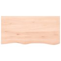 Blat do stołu, 100x50x2 cm, surowe drewno dębowe Lumarko!