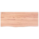 Blat do stołu, jasnobrązowy, 100x40x6 cm, lite drewno dębowe Lumarko!