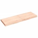 Blat stołu, 120x40x6 cm, surowe drewno dębowe Lumarko!