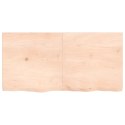 Blat stołu, 120x60x6 cm, surowe drewno dębowe Lumarko!