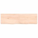 Blat stołu, 140x40x6 cm, surowe drewno dębowe Lumarko!