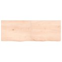 Blat stołu, 140x50x6 cm, surowe drewno dębowe Lumarko!