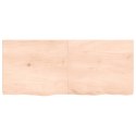 Blat stołu, 140x60x6 cm, surowe drewno dębowe Lumarko!