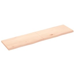 Blat stołu, 160x40x4 cm, surowe drewno dębowe Lumarko!