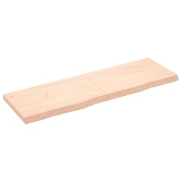 Blat stołu, 160x50x6 cm, surowe drewno dębowe Lumarko!