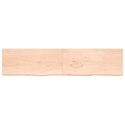 Blat do stołu, 220x50x4 cm, surowe drewno dębowe Lumarko!