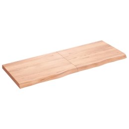 Blat do stołu, jasnobrązowy, 160x60x6 cm, lite drewno dębowe Lumarko!