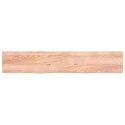 Blat do stołu, jasnobrązowy, 220x40x4 cm, lite drewno dębowe Lumarko!