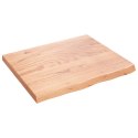 Blat do stołu, jasnobrązowy, 60x50x2 cm, lite drewno dębowe Lumarko!