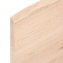 Blat do łazienki, 80x30x2 cm, surowe, lite drewno Lumarko!