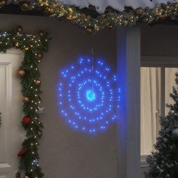 Ozdoba świąteczna ze 140 lampkami LED, niebieska, 17 cm Lumarko!