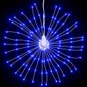 Ozdoba świąteczna ze 140 lampkami LED, niebieska, 17 cm Lumarko!