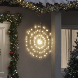 Ozdoby świąteczne ze 140 lampkami LED, 4 szt, ciepła biel, 17cm Lumarko!
