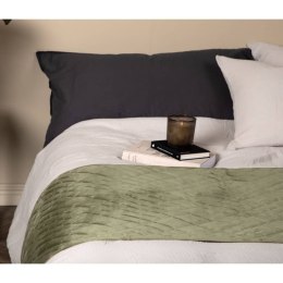 Narzuta na łóżko Jilly, 80x260 cm, poliestrowa, zielona Lumarko!