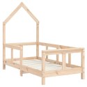 Rama łóżka dziecięcego, 70x140 cm, drewno sosnowe  Lumarko!
