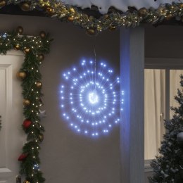 Ozdoby świąteczne, 140 lampek LED, 2 szt., zimna biel, 17 cm  Lumarko!