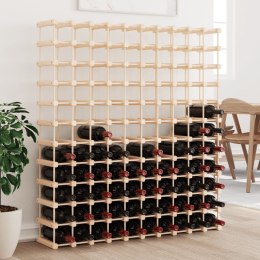 Stojak na 120 butelek wina, 112,5x23x123,5 cm, drewno sosnowe  Lumarko!