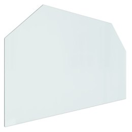 Panel kominkowy, szklany, sześciokątny, 100x60 cm  Lumarko!