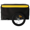 Przyczepka rowerowa, czarno-żółty, 45 kg, żelazo  Lumarko!