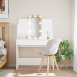 Toaletka z oświetleniem LED, biała, 96x40x142 cm  Lumarko!