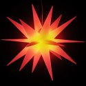 Gwiazda morawska z LED, składana, czerwona, 100 cm  Lumarko!