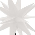 Gwiazdy morawskie LED z kołkami, 3 szt., białe, 35 cm  Lumarko!