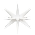 Gwiazdy morawskie z LED, 3 szt., składane, białe  Lumarko!
