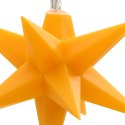 Sznur świecących gwiazdek morawskich, 10 LED, żółte, 10 cm  Lumarko!