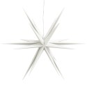Gwiazda morawska z LED, składana, biała, 57 cm  Lumarko!