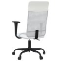 Krzesło biurowe, białe, siatka i sztuczna skóra  Lumarko!