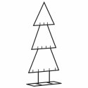 Metalowa choinka świąteczna, do dekoracji, czarna, 60 cm Lumarko!