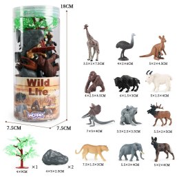 WOOPIE Zestaw Figurki Dzikie Zwierzęta 15 szt. - wersja 1 Lumarko!