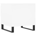 Stolik kawowy, biały, 50x46x50 cm, materiał drewnopochodny  Lumarko!