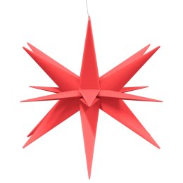 Gwiazdy morawskie z LED, 3 szt., składane, czerwone, 100 cm Lumarko!