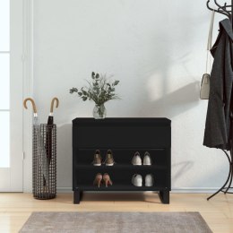Szafka na buty, czarna, 70x36x60 cm, materiał drewnopochodny  Lumarko!