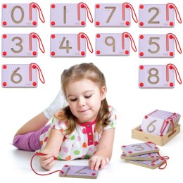 Tabliczki Magnetyczne Nauka Pisania Cyferki Viga Toys Montessori Lumarko!