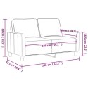 2-osobowa sofa, kremowa, 140 cm, tapicerowana tkaniną  Lumarko!