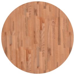 Blat do stołu, Ø90x1,5 cm, okrągły, lite drewno bukowe Lumarko!