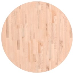 Blat do stołu, Ø90x2,5 cm, okrągły, lite drewno bukowe Lumarko!