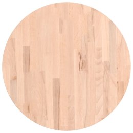 Blat do stołu, Ø60x4 cm, okrągły, lite drewno bukowe Lumarko!