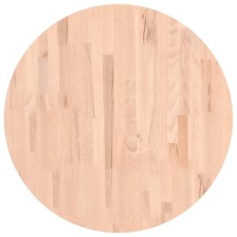 Blat do stołu, Ø70x4 cm, okrągły, lite drewno bukowe Lumarko!
