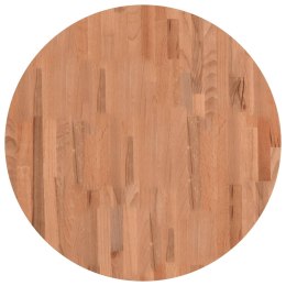 Blat do stołu, Ø70x4 cm, okrągły, lite drewno bukowe Lumarko!