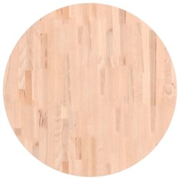 Blat do stołu, Ø80x1,5 cm, okrągły, lite drewno bukowe Lumarko!