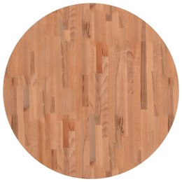 Blat do stołu, Ø90x4 cm, okrągły, lite drewno bukowe Lumarko!