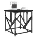 Stolik kawowy, czarny, 45x45x47,5 cm, materiał drewnopochodny Lumarko!